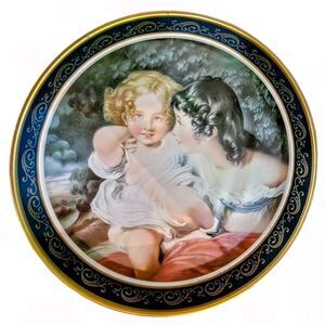 Worcester Ware‎ Calmady Children Thomas Lawrence Reproduction Metal Serving Tray